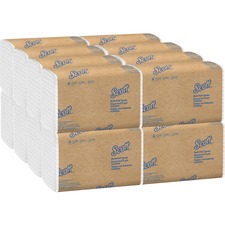 Kimberly KCC 01804 Scott Multifold Paper Towels - 9.20 X 9.40 - White 