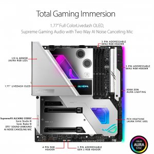 Asus ROGMAXIMUSXIIIEXTRE Mb Rog Maximus Xiii Extreme Glacial Z590 Lga1