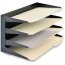 Mmf MMF 2644HLBK Mmf Horizontal Desk File Trays - 4 Compartment(s) - 4