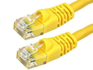 Monoprice 3425 Cat6  Utp  Cable_ 2ft Yellow