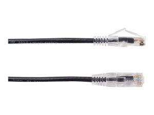 Black C6APC28-BK-20 Cat6a 500-mhz Stranded Ethernet Patch Cable - Unsh