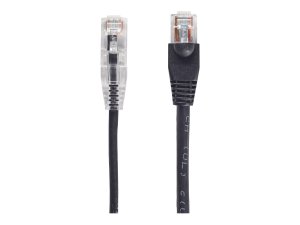 Black C6APC28-BK-20 Cat6a 500-mhz Stranded Ethernet Patch Cable - Unsh