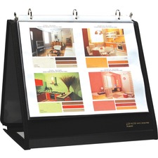 Lion LIO 40008BK Lion Insta-cover Round Ring Easel Binder - 34 Binder 