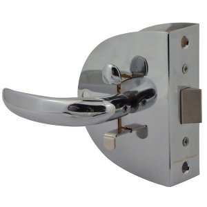 Southco MC-04-123-10 Compact Swing Door Latch - Chrome - Non-locking