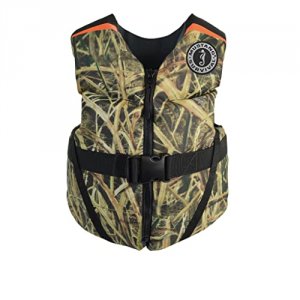 Mustang MV3570CM-261 Mustang Rev Youth Foam Vest - 50-90lbs - Mossy Oa