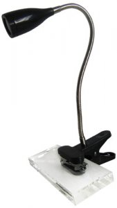 All LD2005-BLK Limelights Flexible Gooseneck Led Clip Light Desk Lamp