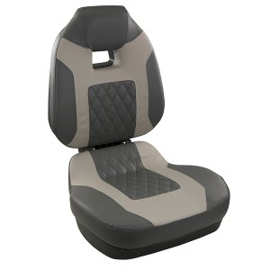 Springfield 1041483 Fish Pro Ii High Back Folding Seat - Charcoalgrey