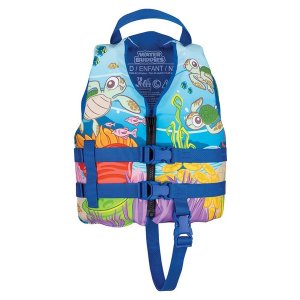 Full 104300-500-001-17 Water Buddies Vest - Child 30-50lbs - Turtle