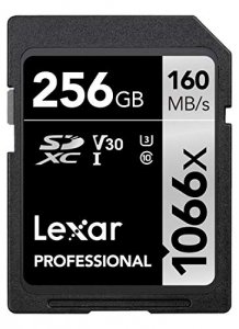 Lexar LSD1066256G-BNNNU Professional Sdxc Memory Card, 1066x 256gb, Cl