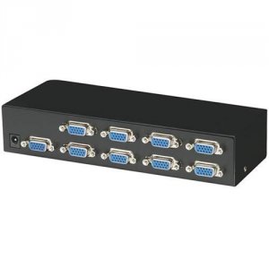 Black AC1056A-8 Compact Vga Video Splitter, 8-channel