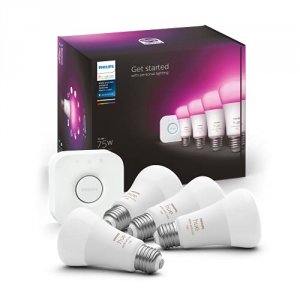 Philips 563296 Hue Wca 10.5w A19 E26 4set Ble