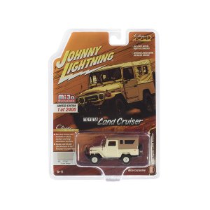 Johnny JLCP7316 1980 Toyota Land Cruiser Dune Beige With Brown Top Lim