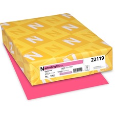 Neenah WAU 22119 Astrobrights Inkjet, Laser Colored Paper - Plasma Pin