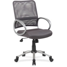 Norstar BOP B6416CG Boss Mesh Back Chair - Charcoal Gray Mesh Seat - C