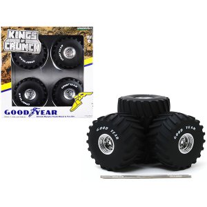 Greenlight 13547 66-inch Monster Truck Goodyear Wheels And Tires 6 Pie