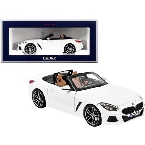 Norev 183271 2018 Bmw Z4 Convertible White 118 Diecast Model Car By