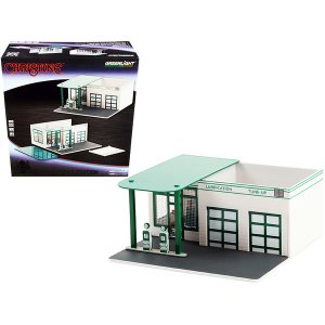 Greenlight 57072 Vintage Gas Station Mobico Diorama Christine (1983) M