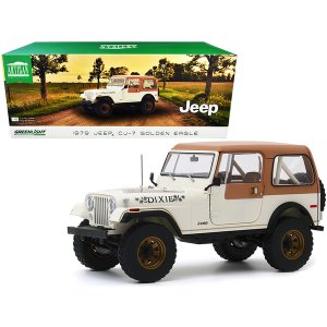 Greenlight 19065 1979 Jeep Cj-7 Golden Eagle Dixie Cream 118 Diecast M