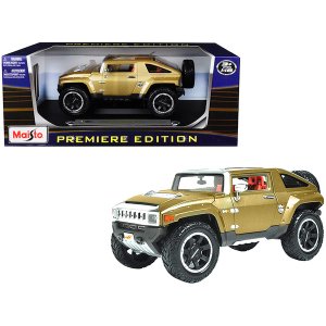 Maisto 36171gld Hummer Hx Concept Gold Metallic Premiere Edition 118 D