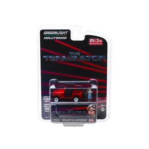 Greenlight 51211 1983 Jeep Cj-7 Renegade Red With Sarah Connor Figure 