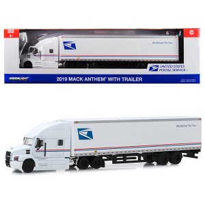 Greenlight 30090 2019 Mack Anthem 18 Wheeler Tractor-trailer Usps (uni