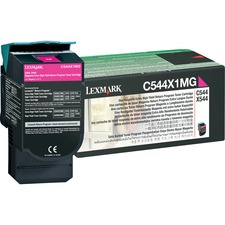 Original Lexmark C544X1MG Toner Cartridge - Laser - Extra High Yield -