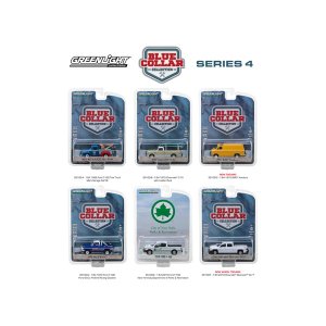 Greenlight 35100SET Blue Collar Collection Series 4, 6pc Set 164 Dieca