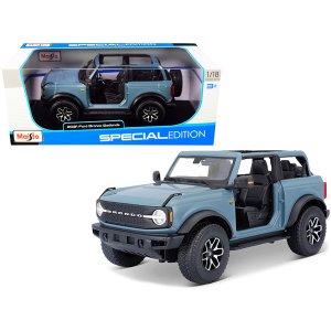 Maisto 31457bl 2021 Ford Bronco Badlands Blue Special Edition 118 Diec