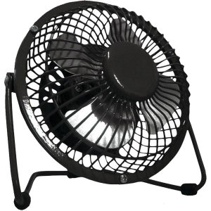 Optimus F-4040-BK 4 In. Personal Metal Fan In Black