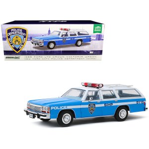 Greenlight 19062 1988 Ford Ltd Crown Victoria Wagon Nypd (new York Cit