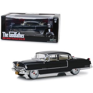 Greenlight 84091 1955 Cadillac Fleetwood Series 60 Black The Godfather