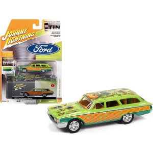 Johnny JLCT006-JLSP146A 1960 Ford Country Squire Rat Fink Kustom Green