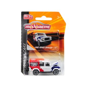 Majorette 4009MJ1 Land Rover Defender 110 Whiteredblue Above And Beyon