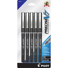 Pilot PIL 26020 Precise V7 Fine Premium Capped Rolling Ball Pens - Fin