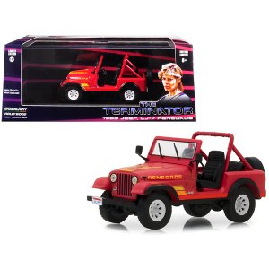 Greenlight 86533 1983 Jeep Cj-7 Renegade Red (sarah Connor\'s) The Ter