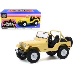 Greenlight 19078 1980 Jeep Cj-5 Yellow (julie Roger\'s) Charlie\'s Ang