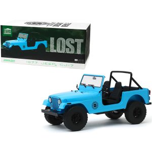 Greenlight 19064 1977 Jeep Cj-7 Dharma Blue Lost (2004-2010) Tv Series