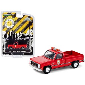 Greenlight 30213 1987 Gmc High Sierra Pickup Truck Red Public Works Ar