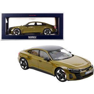 Norev 188380 2021 Audi Rs E-tron Gt Olive Green Metallic With Carbon T