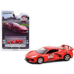 Greenlight 30227 2020 Chevrolet Corvette C8 Stingray Red Official Pace