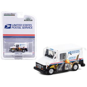 Greenlight 30249 Llv (long Life Postal Delivery Vehicle) White With Gr