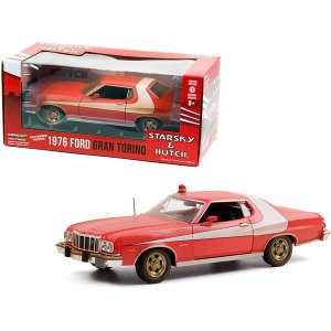 Greenlight 84121 1976 Ford Gran Torino Red With White Stripe (weathere