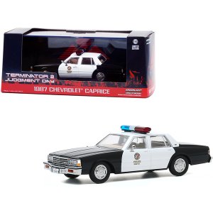 Greenlight 86582 1987 Chevrolet Caprice Metropolitan Police Black And 