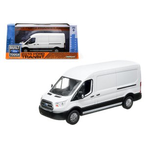 Greenlight 86039 2015 Ford Transit (v363) Van Oxford White 143 Diecast