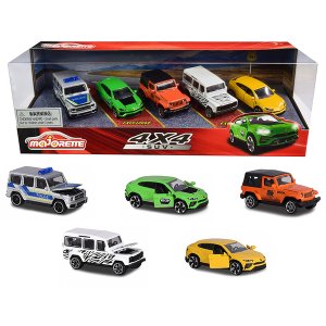 Majorette 212053169 4x4 Suv Giftpack 5 Piece Set 164 Diecast Model Car