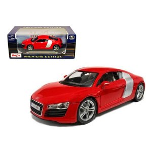 Maisto 36143r Audi R8 Red 118 Diecast Model Car By