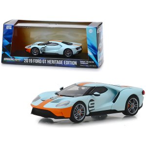 Greenlight 86159 2019 Ford Gt 9 Heritage Edition Gulf Oil Color Scheme