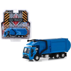 Greenlight 45070C 2019 Mack Lr Refuse And Recycle Garbage Truck Blue S