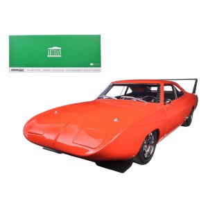 Greenlight 19004 1969 Dodge Charger Daytona Custom Redorange With Blac