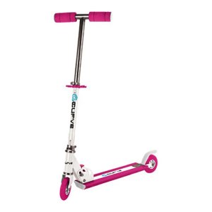 Curve ACTSCOT404CV-PK Light Up Wheels Folding Scooter In Pink